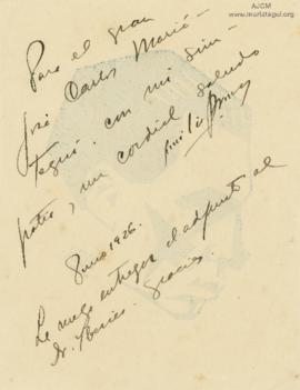 Carta de Emilio Armaza Valdes, 1926