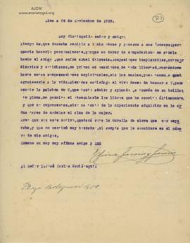 Carta de Elvira García y García,24/11/1925