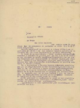 Carta a Neptalí La Madrid, 28/1/1929