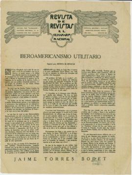 Iberoamericanismo utilitario de Jaime Torres Bodet [Recorte de Prensa]