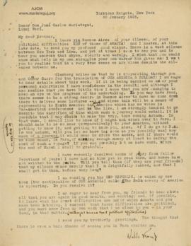 Carta de Waldo Frank, 30/1/1928