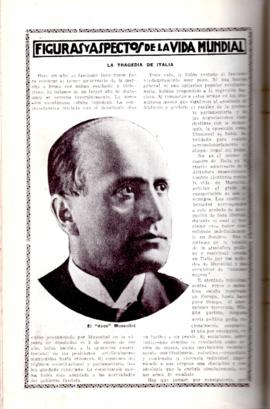 La tragedia de Italia [Recorte de prensa]