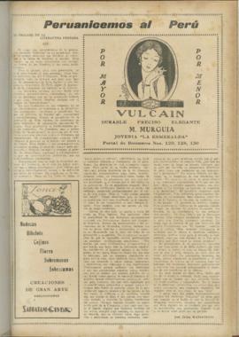 El proceso de la literatura nacional XIV [Recorte de prensa]