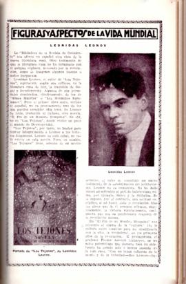 Leonidas Leonov [Recorte de prensa]