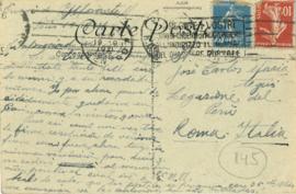 Tarjeta Postal de Moranteu, 15/9/1921