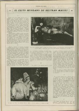 El éxito mundano de Beltran Masses [Recorte de prensa]