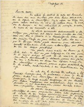 Carta a Artemia G de Falcón, 1/3/1923