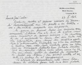 Carta de César Falcón, 27/10/1926
