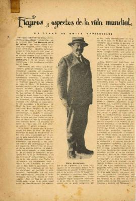 Un libro de Emile Vandervelde [Recorte de prensa]