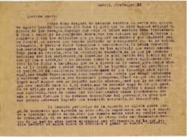 Carta a Artemia G de Falcón, 30/9/1923